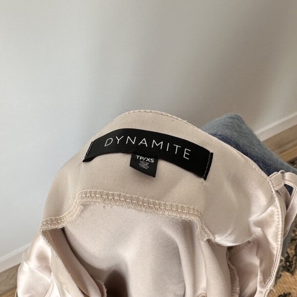 Dynamite Cream Satin Slip Dress Size XS – Chic & Elegant - Picture 5 of 5